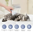 thumbnail image 5 of Cat Brush for Shedding, Lychee Self Cleaning Slicker Brush Cat Dog Pet Grooming Brush, Cat Brushes Deshedding Tool for Long Short Haired Cats, Removes Mats, Tangles, Loose Fur, 5 of 7
