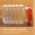 thumbnail image 3 of 2 Pcs Bocal en Plastique Hermétique Récipient Alimentaire Transparent Bocal à Beurre D\'arachide Miel, 3 of 8