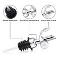 thumbnail image 3 of Vertedor de Metal ponderado de 4 Uds., vertedor deslizante, juego de boquillas para botellas de licor de flujo libre, dispensador de aceite de oliva, 3 of 5