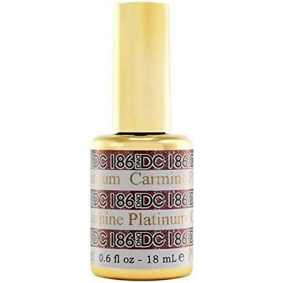 DND DC Platinum Gel Polish  Carmine Platinum 186