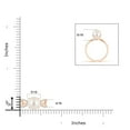 thumbnail image 4 of Angara Freshwater Cultured Pearl and Diamond Split Shank Ring in 14K Rose Gold for Women | June Birthstone Jewelry for Her, 4 of 5