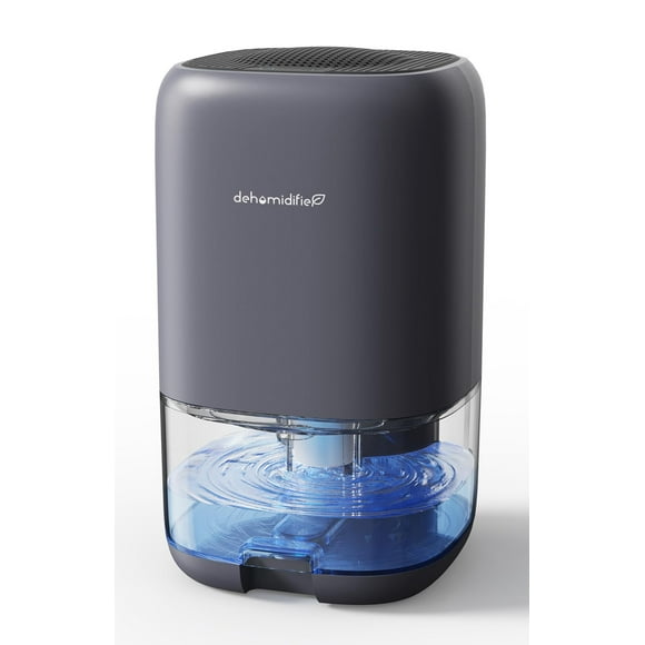 Deshumidificador TABYIK Small para dormitorio y baño, 1000 ml, color gris