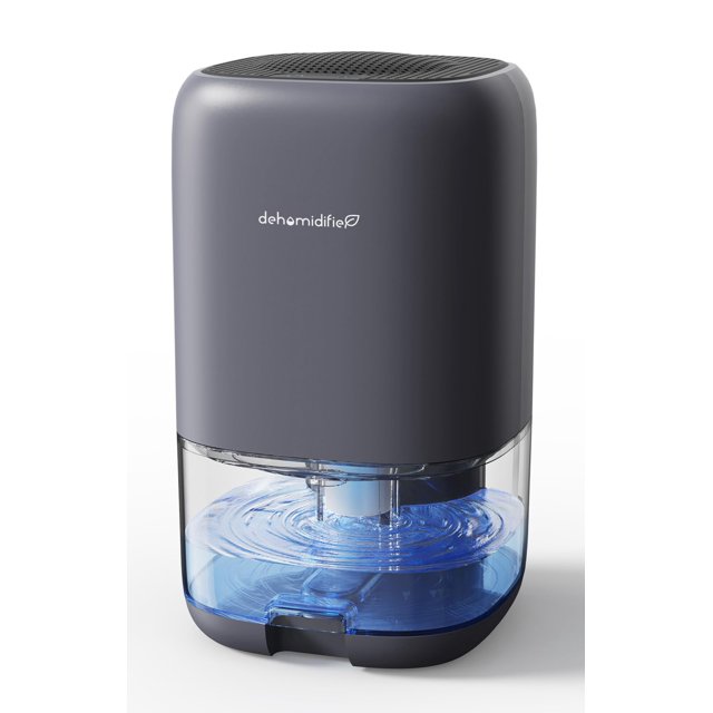 Deshumidificador TABYIK Small para dormitorio y baño, 1000 ml, color gris