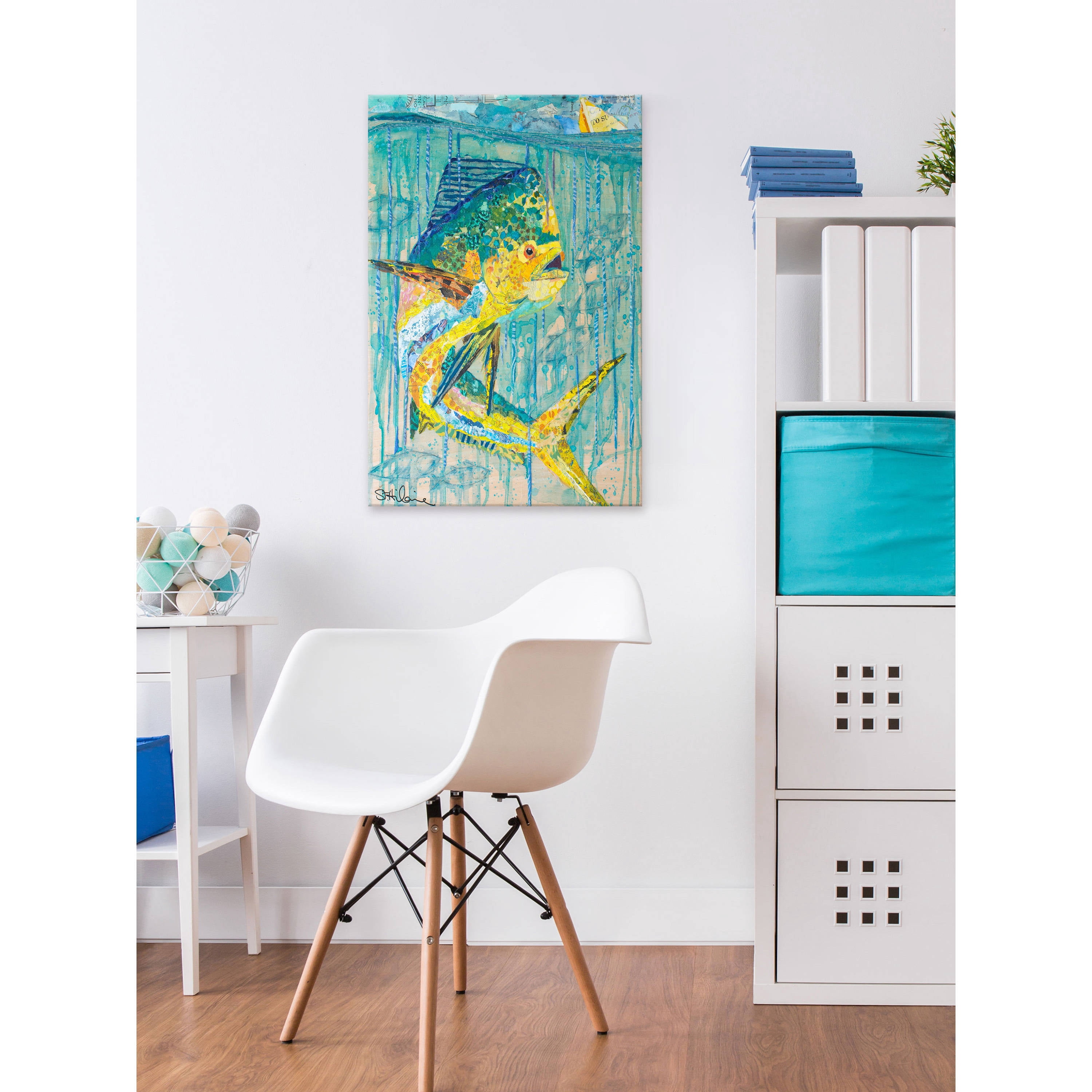 "Mahi-Mahi" Painting Print on Wrapped Canvas