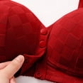 thumbnail image 5 of MEICHEN Front Closure Daisy Bras for Women No Underwire Trendy Breathable Seamless Underwear Solid Cozy Tshirts Bras, 5 of 8