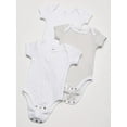 thumbnail image 3 of Hudson Baby Short Sleeve Bodysuits, 7-Pack, Newborn- 24 Months, 3 of 4