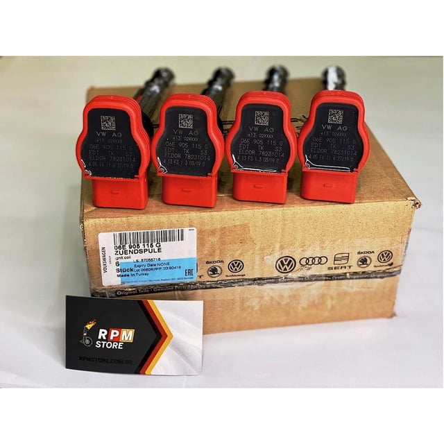 Paquete de bobinas Volkswagen 06E905-115E de encendido mecanizado de 0,23 kg