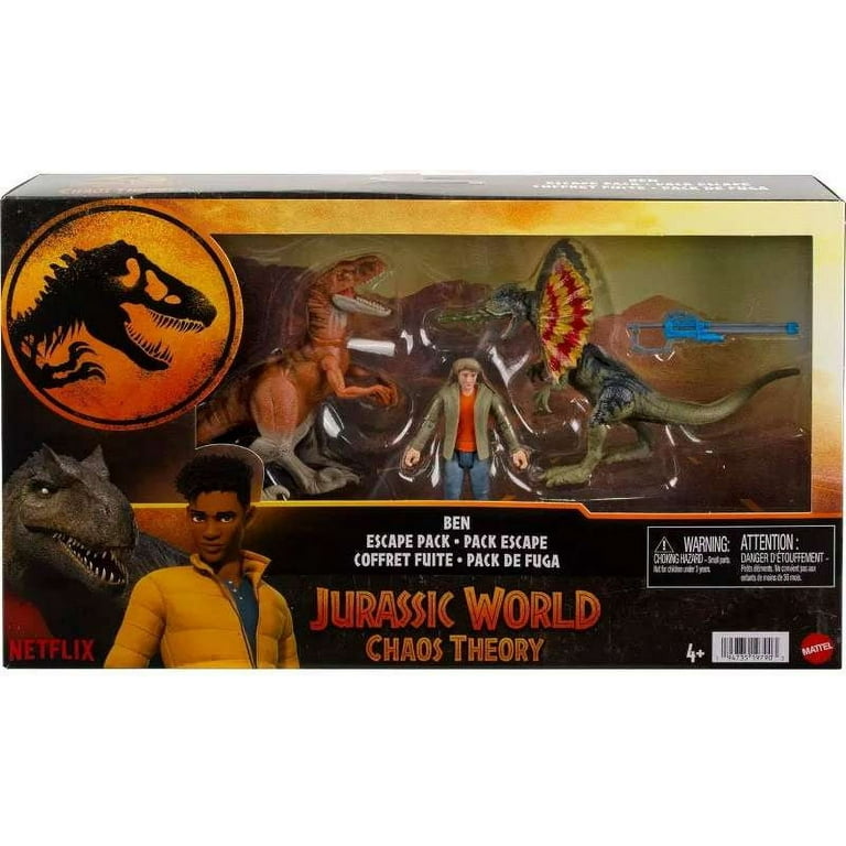 マテル ジュラシックワールド サバイバルミッション ベン エスケープパック Mattel Jurassic World Chaos Theory Ben Escape Pack, 3.75
