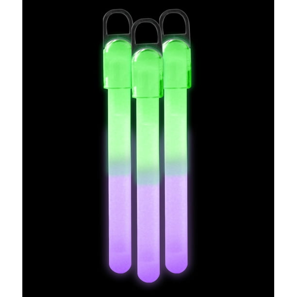 4 Inch Standard Glow Sticks GreenPurple