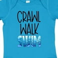 thumbnail image 4 of Inktastic Crawl Walk Swim Wave Design Boys or Girls Baby Bodysuit, 4 of 5