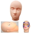 thumbnail image 3 of Profesional de silicona suave extensión de ñas práctica entrenamiento maniquí ñas modelo de cabeza de maniquí con soporte de abrazade Macarena cabeza de maniquí, 3 of 8