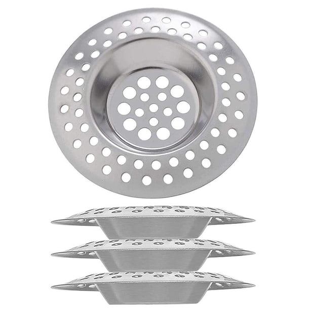 Colador De Fregadero De Acero Inoxidable, 4 Uds., Desagüe De Suelo, Colador De Fregadero De Cocina, Desagüe De Residuos, Filtro De Fregadero, Utensilios De Cocina Y Baño Inevent HA034509-00