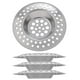 thumbnail image 1 of Colador De Fregadero De Acero Inoxidable, 4 Uds., Desagüe De Suelo, Colador De Fregadero De Cocina, Desagüe De Residuos, Filtro De Fregadero, Utensilios De Cocina Y Baño Inevent HA034509-00, 1 of 5
