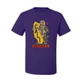 thumbnail image 2 of Cali California Bear Holding State Pop Culture Men's Graphic T-Shirt, Purple, 3XL, 2 of 3