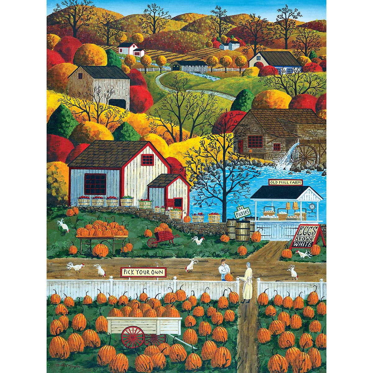 MasterPieces Town & Country Autumn Morning - Pumpkin ...