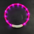 thumbnail image 3 of MarinaVida LED Dog Collar USB Rechargeable Pet Necklace Glow in The Dark,Be Safe for Your Dogs Walking at Night, 3 of 5