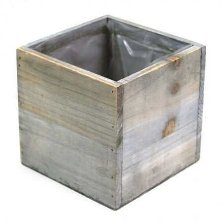 Persian Wool Vase - Koyal Wholesale Cube Wood Vase (Set of 6)