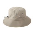 thumbnail image 4 of Sombrero para el , ancha, ajustable, con cordón, gorra de pesca occidental, sombrero de cubo de verano para mochileros, escalada, jardinería, Caqui, 4 of 9