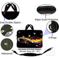 thumbnail image 2 of LSS 17-17.3 inch Neoprene Laptop Sleeve Bag Carrying Case with Adjustable Strap - Rainbow Butterfly, 2 of 3