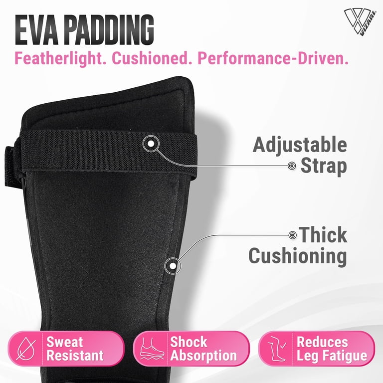 Vizari Malaga Soccer Shin Guards with Ankle Support, XS photo 3