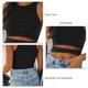 thumbnail image 1 of Camisetas sin mangas para mujer, camisetas sin mangas para mujer Camisetas sin mangas de verano Camisetas sin mangas para mujer Elegantes y modernas, 1 of 4