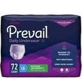 thumbnail image 2 of Prevail Daily Underwear Disposable Underwear Female Pull On with Tear Away Seams Large, PWC-513/1, Maximum, 72 Ct, 2 of 8