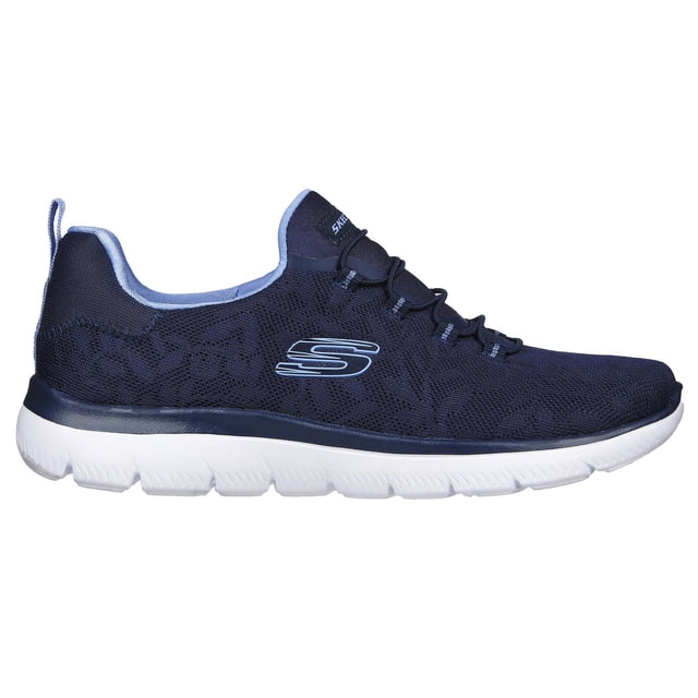 Tenis SKECHERS Comodo Transpirables Flexible Mujer azul 23