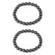 thumbnail image 4 of Jumpingount 2 pulseras de terapia magnética negras que aumentan la energía natural, accesorio elegante y moderno, elegante y moderno 4 Type2 NO2, 4 of 6