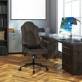 thumbnail image 2 of Costway Chaise de Bureau Exécutive à Dossier Haut, Chaise de Travail Inclinable Réglable avec Accoudoirs, 2 of 10