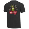 thumbnail image 3 of Men's Charcoal Nebraska Huskers Big & Tall Retro Character Hyper Local Core T-Shirt, 3 of 3