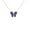 White, variant on Pure Elegance Butterfly Charm Pendant Necklace 925 Silver 14K White Gold Over Gift For Her