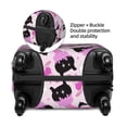 thumbnail image 4 of Daiia Pink Girl Halloween Luggage Cover, Thickened Washable Travel Luggage Covers, Elastic Unique Baggage Covers for 18-20 inch Luggage-Large, 4 of 9