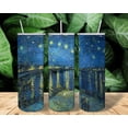thumbnail image 2 of Starry Night 20oz Tumbler Cup with Straw and Lid, Birthday Gift, 2 of 4