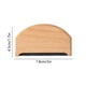thumbnail image 3 of Rasuradora de ropa de madera de haya | Cepillo quitapelusas para tejidos de suéter | Herramienta para eliminar bolitas de lana y cachemira | Mango de madera reutilizable | Malla de acero | 7.8x4.5, 3 of 6