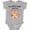 AC-Heather Grey, variant on Inktastic My Great Aunt Loves Me with Cute Kitten and Flowers Boys or Girls Baby Bodysuit