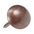 thumbnail image 4 of Uxcell 0.35''x0.67'' Upholstery Nails Tacks Round Thumb Push Pins Iron Copper Tone 200Pcs, 4 of 5