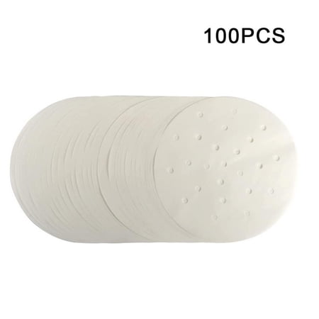 100PCS Air Fryer Liners 7-10 Inch Round Non-Stick Heat-Resistant Round Air Fryer Parchment Paper Liners Mat  Air Fryer Accessories