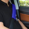 thumbnail image 5 of Unique Bargains 4 Pieces Car Seat Belt Cover Shoulder Pad Strap Cushion Blue, 5 of 7