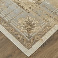 thumbnail image 3 of Feizy Celene Traditional Bordered, Tan/Brown/Gray, 12' x 15' Area Rug Sheen French & Victorian Medallion Floor Rug for Living room Bedroom, 3 of 8