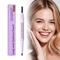 thumbnail image 5 of Eyebrow Pencil, Double-Ended Feather Edge Brow Pencil with Spoolie, Precision Definer for Natural Hair-Like Strokes, Easy Shape, Fill & Blend Eyebrow Makeup, 5 of 7