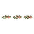 thumbnail image 3 of Yuarrent Planta de flores artificiales, rosas de vid falsa, plantas de rosas de seda, autoensamblaje, balcón, restaurante, sala de estar, Type1 NO1, 3 of 6