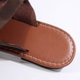 thumbnail image 6 of YHAJDS Women's Beach Sandals Toe Loop Flat Slides Summer Vacation Outdoor Comfort Shoes Casual Walking Slippers, 6 of 10