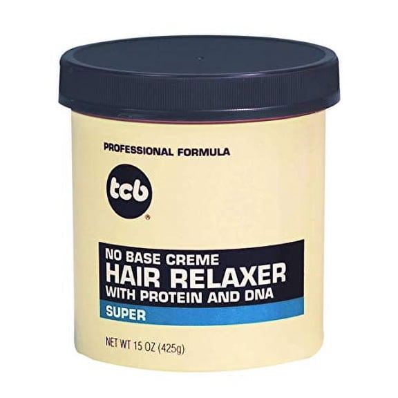 TCB No Base Creme Hair Relaxer with Protein and DNA Super 15.oz