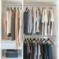 thumbnail image 3 of AEASKIEY  Silver Adjustable Closet Rods for Hanging Clothes, 35-60cm  Closet Hanging Rod Closet Pole, 3 of 7