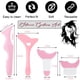 thumbnail image 2 of QTHQTFL Pieza de pelo de moño desordenado, 1 pieza de pelo para moño de pelo para mujeres y niñas, pelo sintético ondulado y rizado, extensiones de cola de caballo (Borgoña), 2 of 5