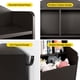 thumbnail image 4 of Yeshouse organizador de juguetes y estantería infantil de 76 cm, 3 niveles, librería de madera con amplio estante superior, ideal para dormitorios, salas de juegos o guarderías, 4 of 8