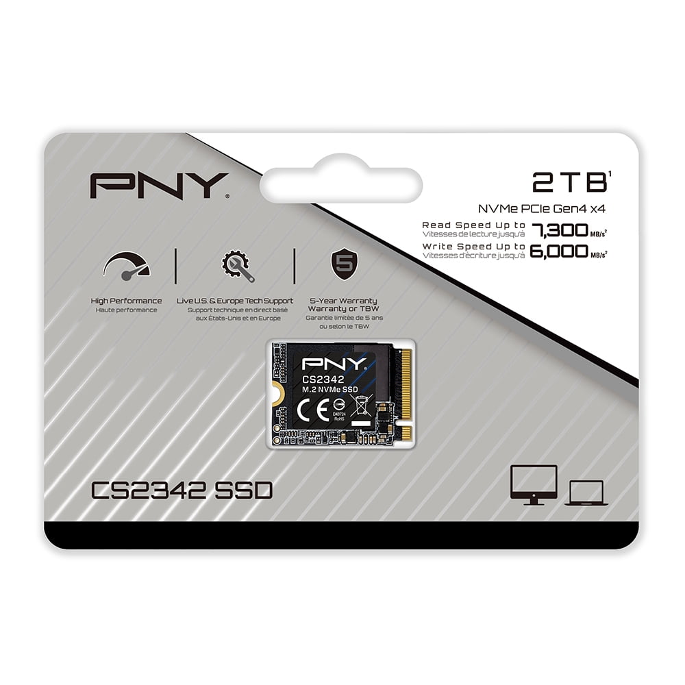 PNY CS2342 2TB Gen4 x4 PCIe NVMe M.2 2230 Internal SSD – Up to