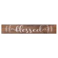 Patton Wall Decor Rustic Reclaimed Barn Wood Blessed Wood Plaque Wall