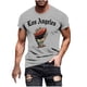 thumbnail image 2 of Tops para hombre, blusas y camisas de manga corta con cuello redondo para hombre, jersey informal con cuello redondo estampado para hombre, pantalones cortos deportivos para fitness, blusa de poliéste, 2 of 5