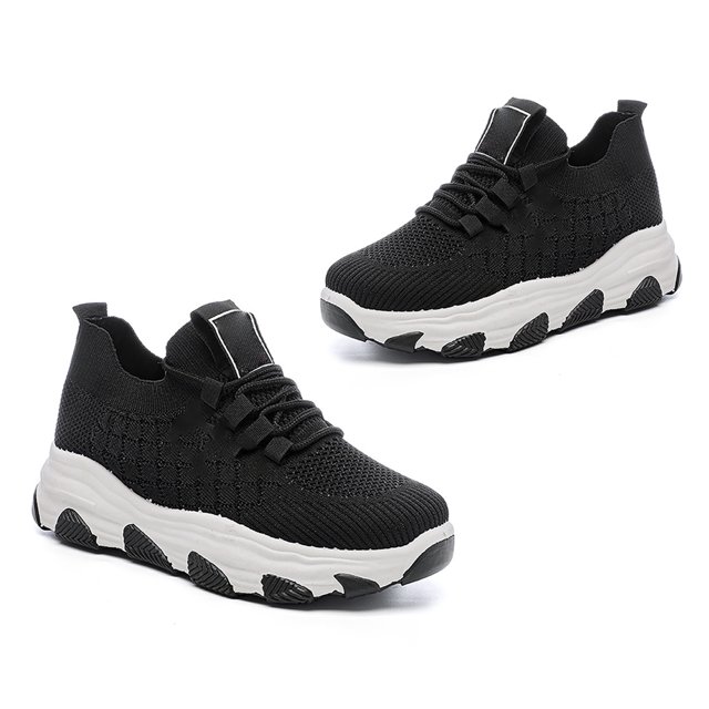 Zapatillas Nikou Zapatillas casuales de primavera para mujer de plataforma voladora suela suave